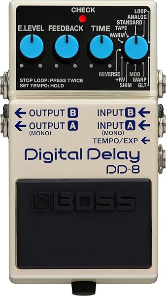 open zoom image for Boss DD-8 Digital Delay Pedal, New, Action Position Back