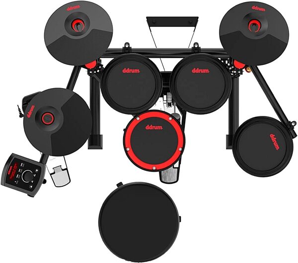 open zoom image for ddrum E-Flex Electronic Drum Kit, 8-Piece, New, Action Position Back