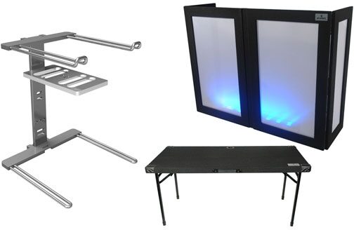open zoom image for Grundorf DJ Table and Facade Package, with 4863 Facade and Stanton Uberstand Stand