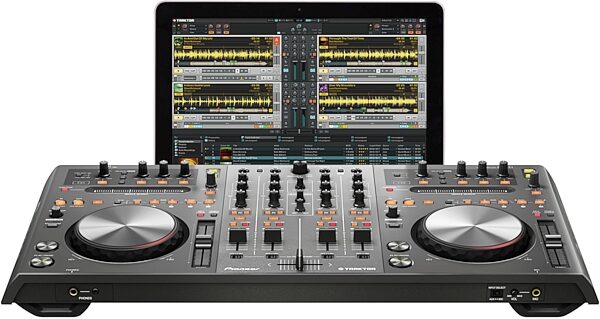 open zoom image for Pioneer DDJ-T1 DJ Controller for Traktor, Usage Example - Front