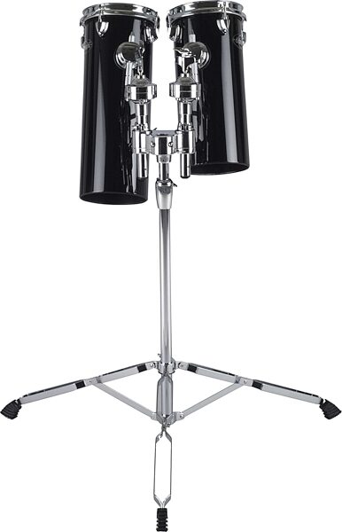 open zoom image for DDrum Deccabon 2-Piece Expansion Drum Kit, Black Fiberglass, 14 and 16 Inch, With Stand