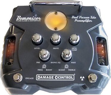 open zoom image for Damage Control Demonizer Class A Distortion Pedal, Face
