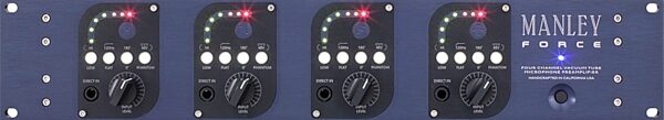 open zoom image for Manley Force Four-Channel Vacuum Tube Microphone Preamplifier, Main