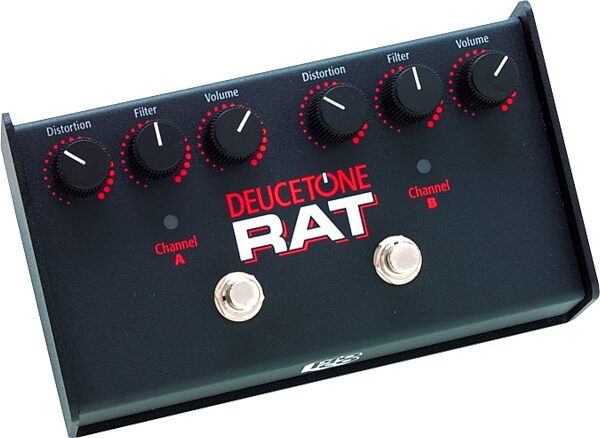 open zoom image for Pro Co Deucetone Dual Rat Distortion Pedal, New, Main