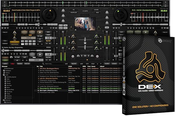 open zoom image for Visiosonic PCDJ DEX Pro DJ Software (Mac and Windows), Main