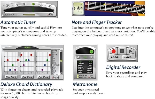 open zoom image for eMedia Intermediate Guitar Method 3 Software, Tools