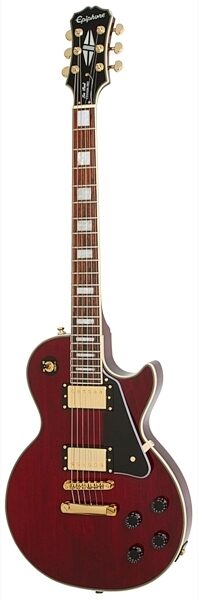 open zoom image for Epiphone Les Paul Custom PRO Electric Guitar, Wine Red