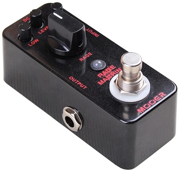 open zoom image for Mooer Rage Machine Metal Distortion Pedal, Angle