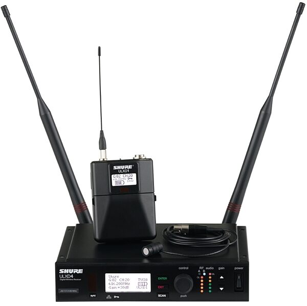 open zoom image for Shure ULXD14/83 Digital Wireless Lavalier Microphone System, Main