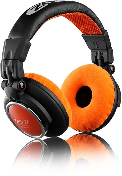 open zoom image for Zomo HD-1200 DJ Headphones, Black and Orange