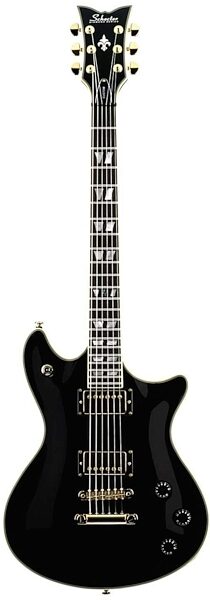 open zoom image for Schecter Tempest Custom Electric Guitar, Black 2009 Model