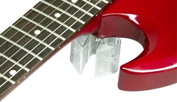 open zoom image for Woodies GS03 Guitar Hanger, In Use 1