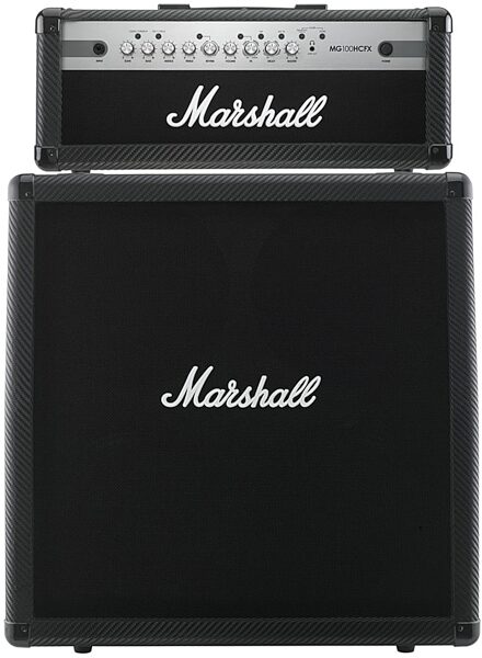 open zoom image for Marshall MG100HCFX and MG412ACF Guitar Amplifier Half Stack, Main