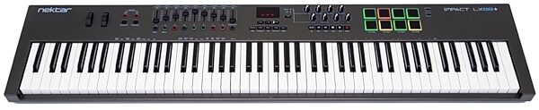 open zoom image for Nektar Impact LX88+ USB MIDI Keyboard Controller, 88-Key, Front