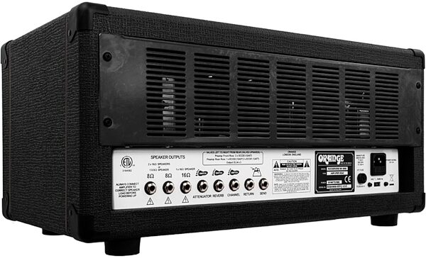 open zoom image for Orange Rockerverb 50 MkIII Guitar Amplifier Head (50 Watts), Black, Black Rear Angle