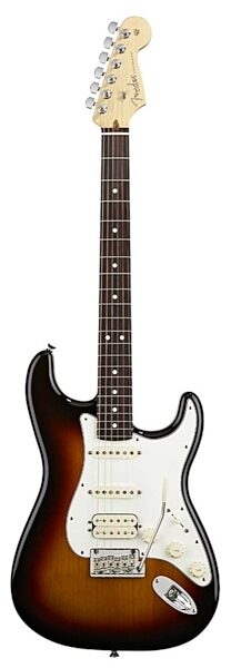 open zoom image for Fender American Standard Stratocaster HSS Electric Guitar, with Rosewood Fingerboard and Case, 3-Color Sunburst