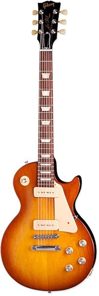 open zoom image for Gibson 1960s Les Paul Studio Tribute Dark Back Electric Guitar with Gig Bag, Honeyburst