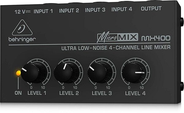 open zoom image for Behringer MicroMIX MX400 4-Channel Line Mixer, Main