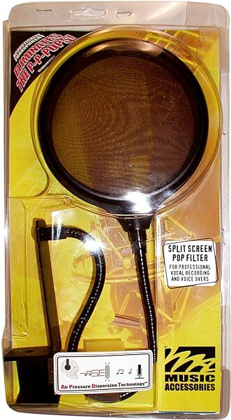 open zoom image for Middle Atlantic PFSS Split Screen Pop Filter, Package