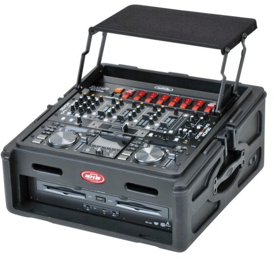 open zoom image for SKB R102 Audio and DJ Rack Case, 1SKB-R102, Open Left Rack Up