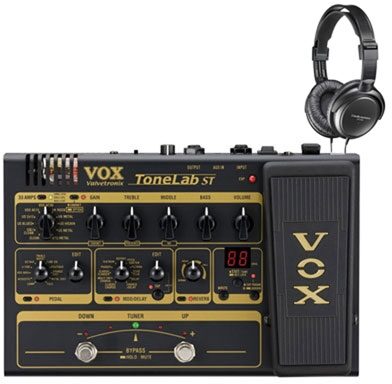 open zoom image for Vox ToneLab ST Valvetronix Guitar Amp Modeling Processor, Headphones Pack