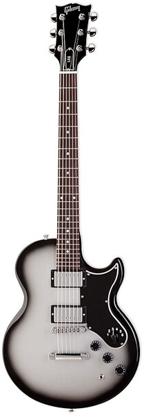 open zoom image for Gibson L6S Limited Edition Electric Guitar with Case, Silverburst