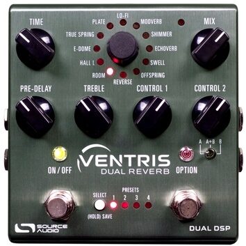 open zoom image for Source Audio Ventris Dual Reverb Pedal, New, Main