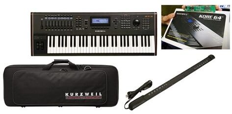 open zoom image for Kurzweil PC3K6 Synthesizer Keyboard Workstation (61-Key), Ribbon Controller Rom and Gig Bag Pack