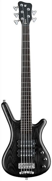 open zoom image for Warwick Rockbass Corvette Double Buck Electric Bass, 5-String, Nirvana Black