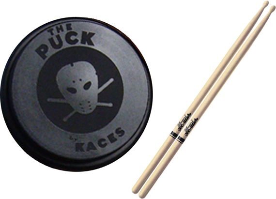 open zoom image for Kaces The Puck 3-Inch Mountable Pocket Drum Pad, Drumstick Pack