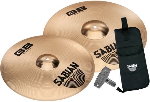 open zoom image for Sabian B8 Thin Crash Cymbal Package, Cymbal Bag Gift Pack