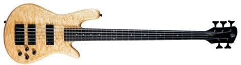 open zoom image for Spector Legend Classic 5 Electric Bass, 5-String, Natural Quilted Maple