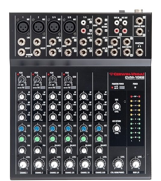 open zoom image for Cerwin-Vega CVM1022 Mixer (10-Channel), Main