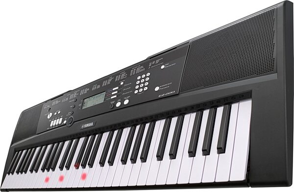 open zoom image for Yamaha EZ-220 Lighted Keyboard, 61-Key, Angle