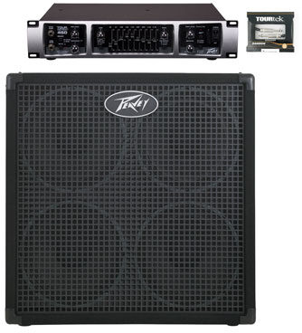 open zoom image for Peavey Tour 450 Bass Amplifier Head (450 Watts), Headliner 410 Pack