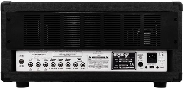 open zoom image for Orange Rockerverb 100 MkIII Guitar Amplifier Head (100 Watts), Black, Black Back