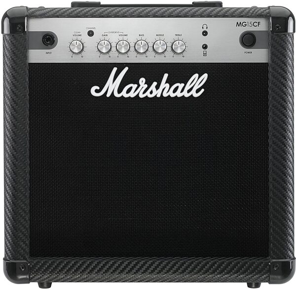 open zoom image for Marshall MG15CF Carbon Fiber Guitar Combo Amplifier (15 Watts, 1x8"), Main