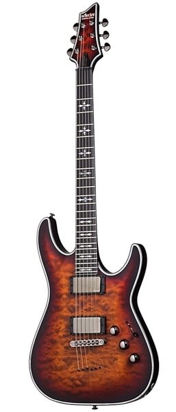 open zoom image for Schecter Hellraiser C-1 Extreme Electric Guitar, 3-Tone Sunburst with Ebony Neck