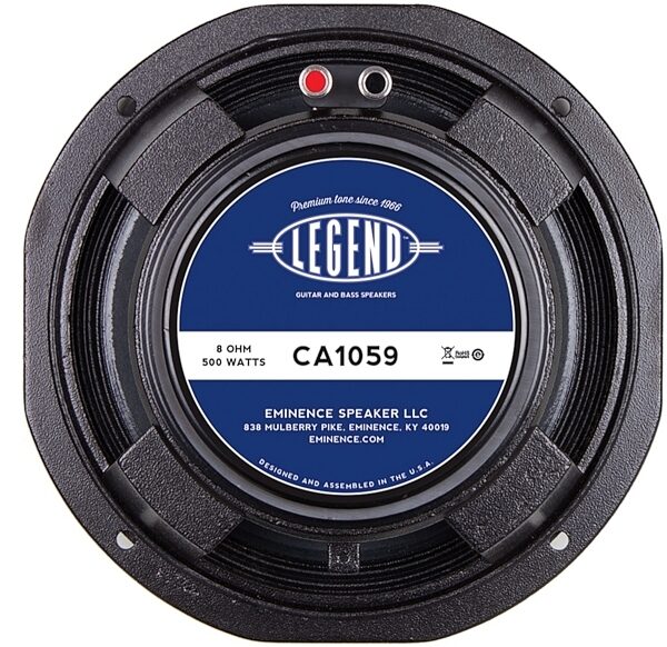 open zoom image for Eminence Legend CA1059 Replacement Bass Speaker (250 Watts), 8 Ohms, 10 inch, Open Box (Very Good), Main