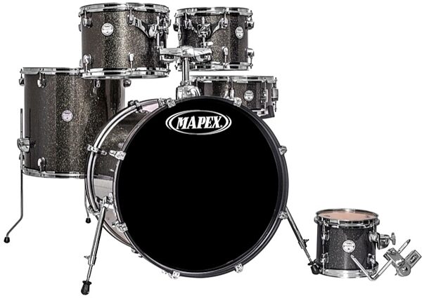 open zoom image for Mapex HX629S Horizon SRO Drum Shell Kit (5-Piece), Gray Sparkle