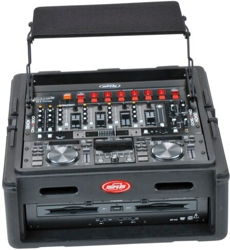 open zoom image for SKB R102 Audio and DJ Rack Case, 1SKB-R102, Open Front Rack Up