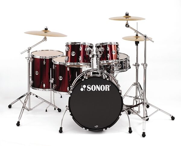 open zoom image for Sonor SSEEX22 Extreme Force 22 Drum Shell Kit (6-Piece), Wine Red