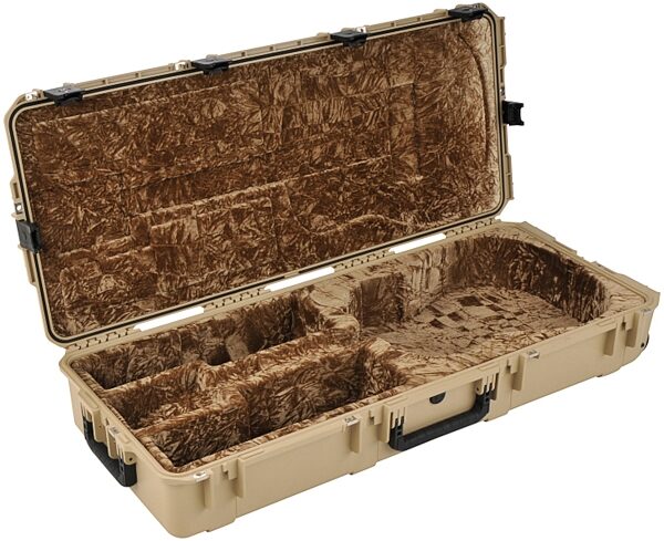 open zoom image for SKB 3i Series Waterproof Rolling Acoustic Guitar Case, Tan, 3I-4217-18T, Tan Empty