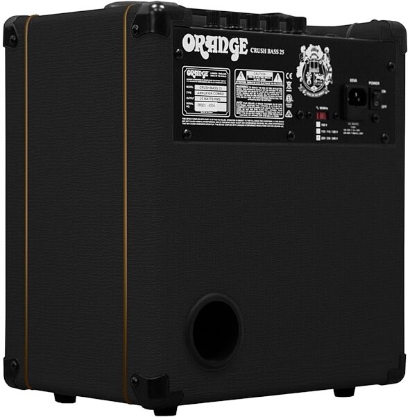 open zoom image for Orange Crush Bass 25 Bass Combo Amplifier (25 Watts, 1x8"), Black, Black 3