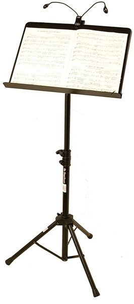 open zoom image for On-Stage LED202 Clip-On Dual LED Music Stand Light, In Use