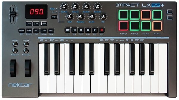 open zoom image for Nektar Impact LX25+ USB MIDI Keyboard Controller, 25-Key, Main
