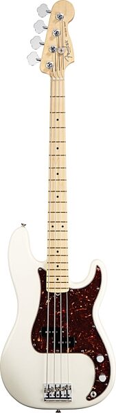 open zoom image for Fender American Standard Precision Electric Bass, Maple Fingerboard with Case, Olympic White