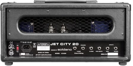 open zoom image for Jet City JCA22H Guitar Amplifier Head Design by Soldano (20 Watts), Back