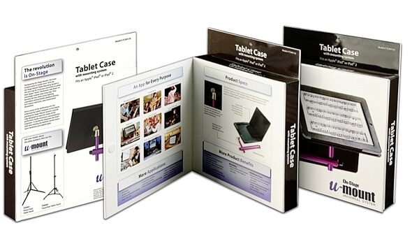open zoom image for On-Stage TCM9150 u-mount iPad or Tablet Mounting System, Packaging