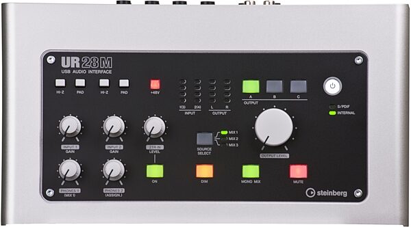 open zoom image for Steinberg UR28M USB Audio Interface, Top